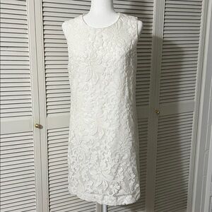 DVF Sleeveless A.Line Sequence Lace dress size 10
